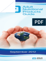 Adult Nutritional Products Guide: September 2012