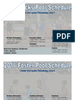 Lakewood's Foster and Becks Pool Hours 2016