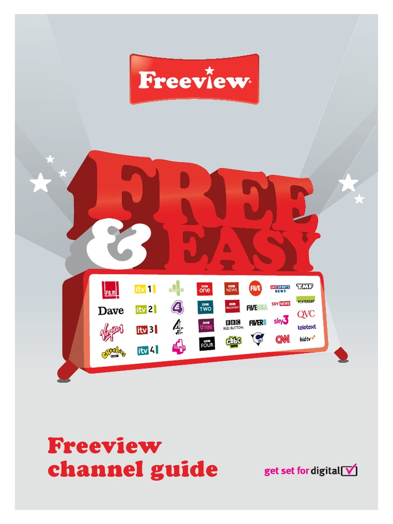 Freeview Channel Guide Aug08 Bbc Television Broadcasting Companies
