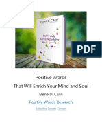 Enrich Your Mind and Soul with Positive Words