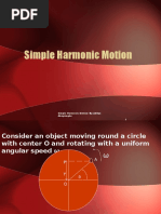 Simple Harmonic Motion-By Aditya Abeysinghe 1