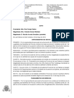 Auto de La Audiencia Rechazando La Recusación de La Jueza Del Caso Unión