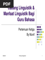 Download Cabang Linguistik Dan Manfaatnya Bagi Pengajar Bahasa by Azrul Mallombassang SN313573503 doc pdf