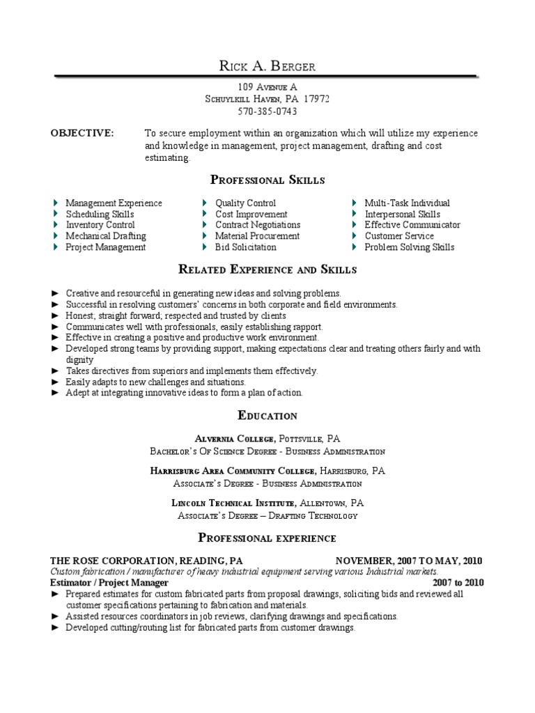 Resume of Shane - B - 1977 | PDF | Project Management | Specification ...