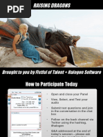 Download FOT Webinar - Raising Dragons - May 2016 - FINALpptx by Fistful of Talent FOT SN313577083 doc pdf