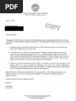 Christopher Burnett Termination Letter