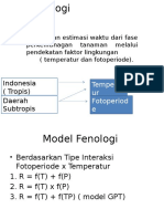 Model Fenologi
