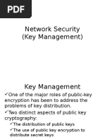 Network Security (Key Management)