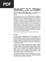 Para uma educação pela arte