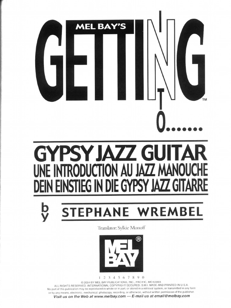 Dein Einstieg in Die Gypsy Jazz Gitarre Getting into Gypsy Jazz Guitar Includes Online Audio Une Introduction Au Jazz Manouche 