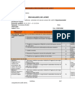 Procedura PO9 Programul de Audit