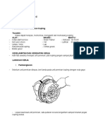 Job Sheet Kopling Mobil