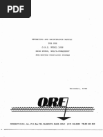 Sub-Bottom Profiler ORE Model 1036