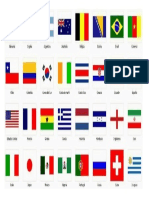 Banderas Del Mundial Brasil