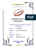 Administracion de Personal