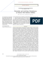 Electrolyte & Acid Base Disturbances in Diabetes Mellitus