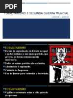Totalitarismo e Segunda Guerra Mundial