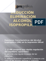 Reducción Eliminación de Alcohol en La Operación Offset
