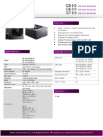 G Series - Product Sheet