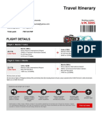 Travel Itinerary: A9CH8S