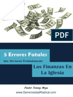 5 Errores Fatales Que Afectarán Profundamente Las Finanzas de La Iglesia PDF