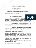 Acto Jurídico - DERECHO CIVIL PERUANO