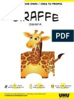 Paper Craft - Girafa