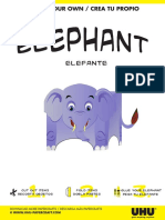 Paper Craft Elefante