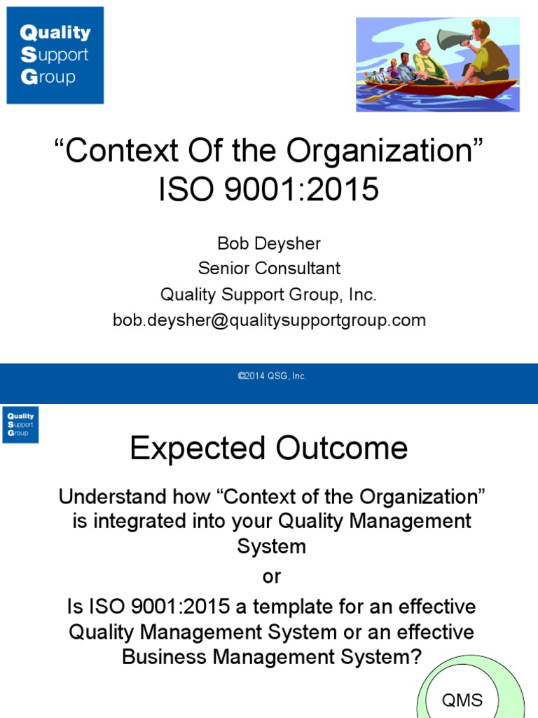 Context-Presentation_June_2015.pdf | Quality Management ...