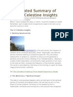 An Updated Summary of The 12 Celestine Insights