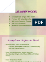 Materi Manajemen Investasi - Single Index Model PDF