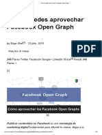 Cómo Puedes Aprovechar Facebook Open Graph