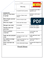 French Idioms