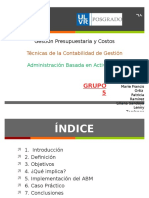 Administración Basada en Actividades