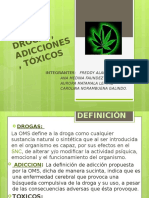 Drogas, Adicciones, Tóxicos