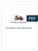 User Manual - SDF ExportImport