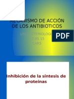 Mecanismo de Acción de Los Antibioticos 