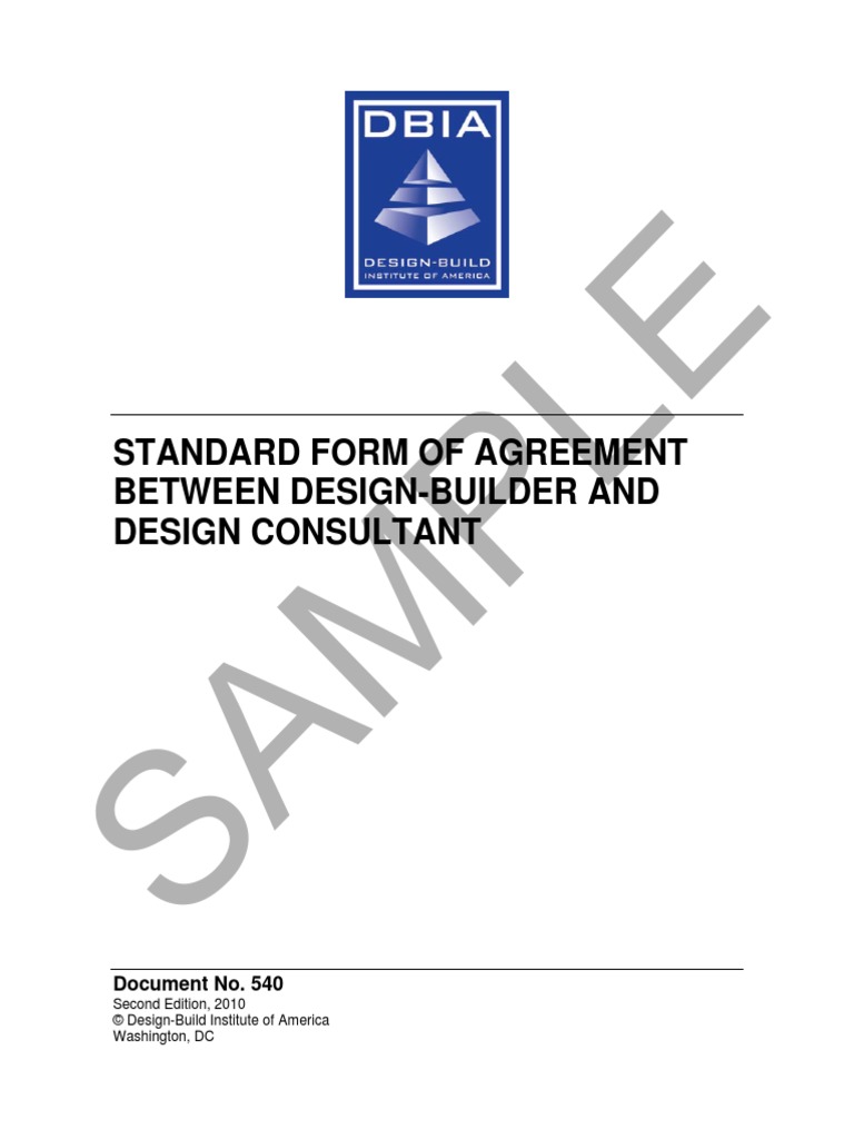 Design Build Contract Template | PDF | Arbitration | Indemnity