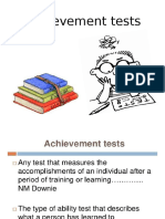 Achievement Test Validity and Types Explained