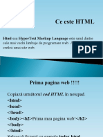 Ce Este HTML