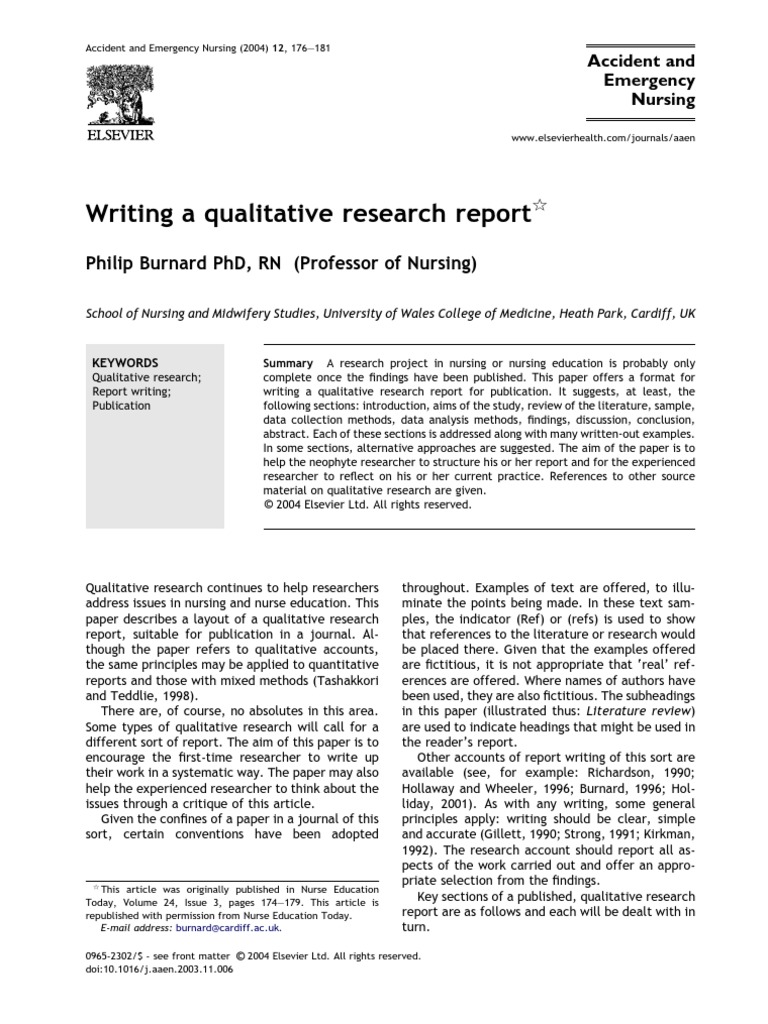 journal article qualitative research