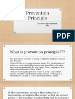 Prevention Principle