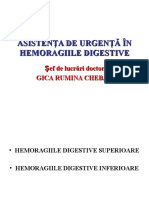 Asistenta de Urgenta in Hemoragiile Digestive