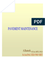 Pavement Maintenance: A.Ramesh