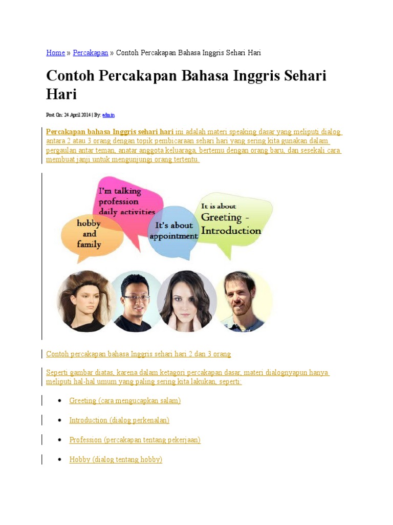 Contoh Greeting 3 Orang - Simak Gambar Berikut