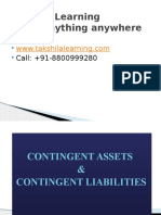 Contingent Assets, Liabilities