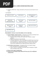Crane Rocking Test Procedure Manual | PDF | Crane (Machine) | Bearing ...