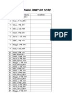 Jadwal Kultum