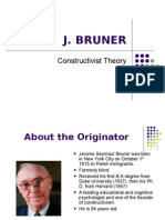 Constructivist Theory by J. Bruner