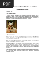 18 Maneiras de Identificar a INVEJA No Cotidiano